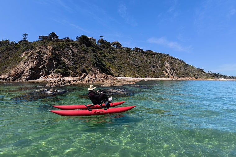 Waterbiking in the Mornington Peninsula