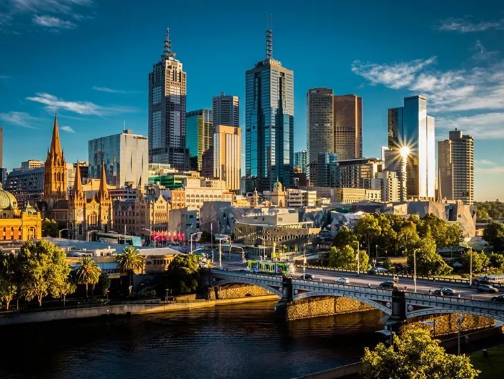 City view of Melbourne
